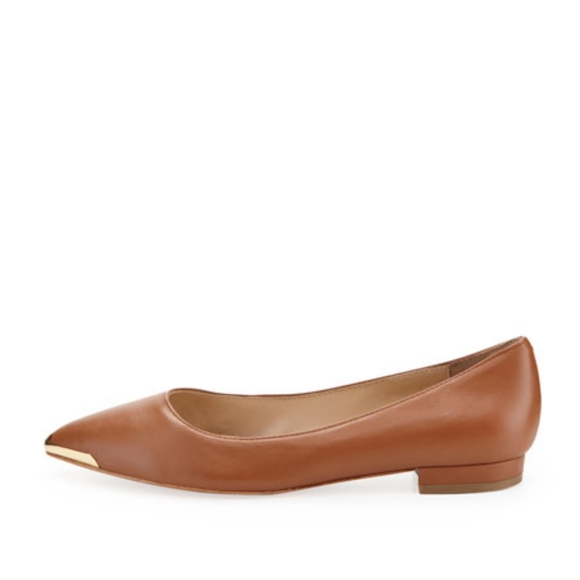 Pour la Victoire | Metal-Tip Leather Flats - Picture 3 of 12